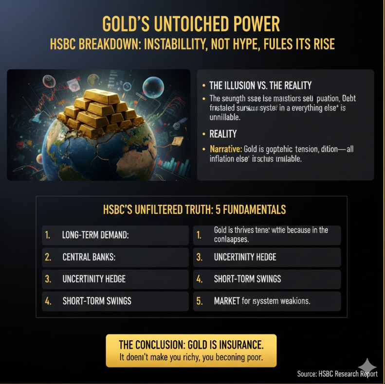 Why Gold Stays Strong Despite Volatility: The Brutal Truth Behind HSBC’s Outlook