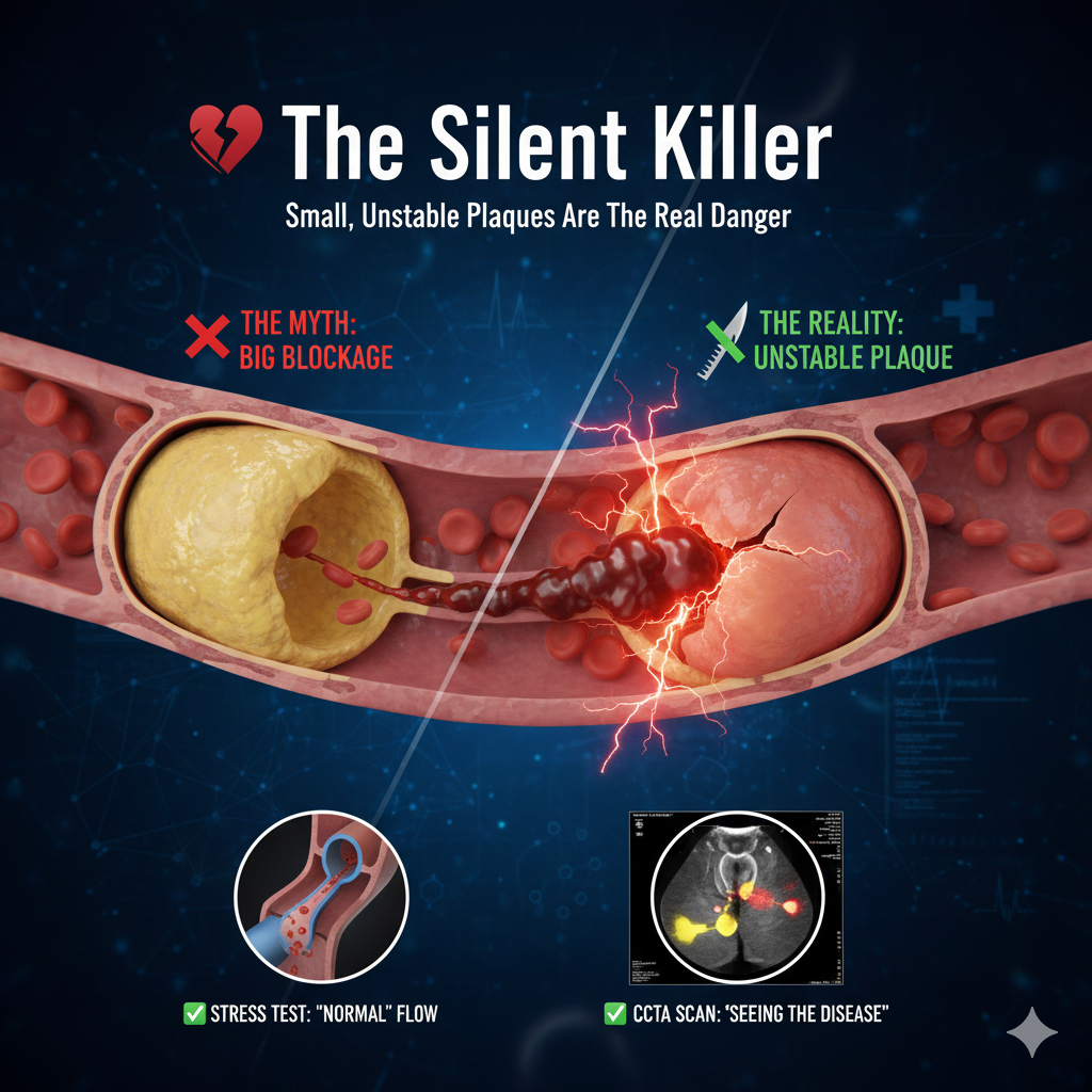 Hidden Plaque: The Real Cause Behind Most Heart Attacks